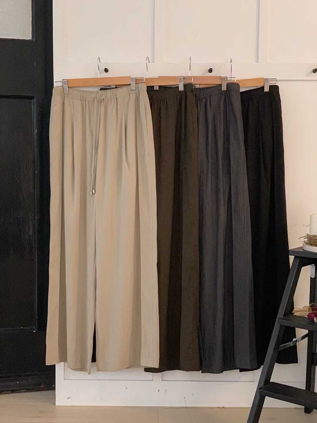 GI5140 綁帶直筒褲