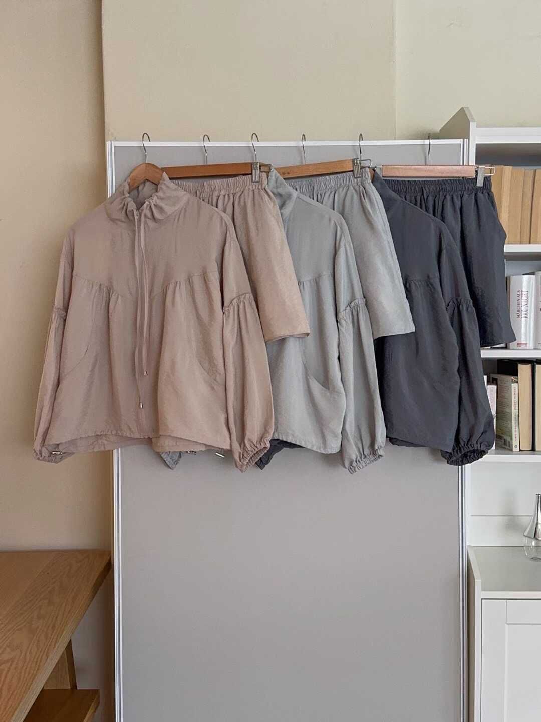 GI5142 運動風混絲外套