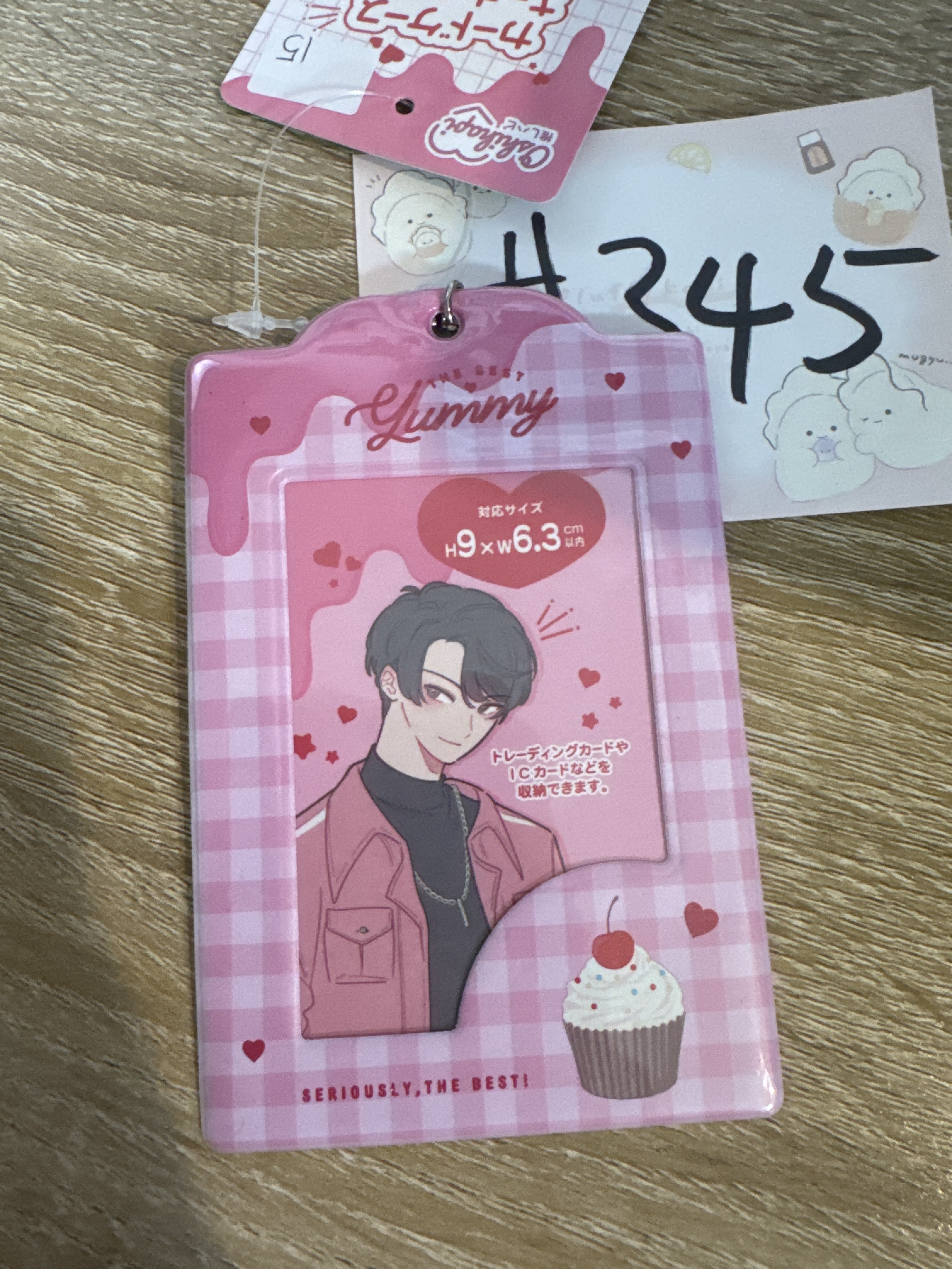 推活  証件套掛件 粉紅 #345