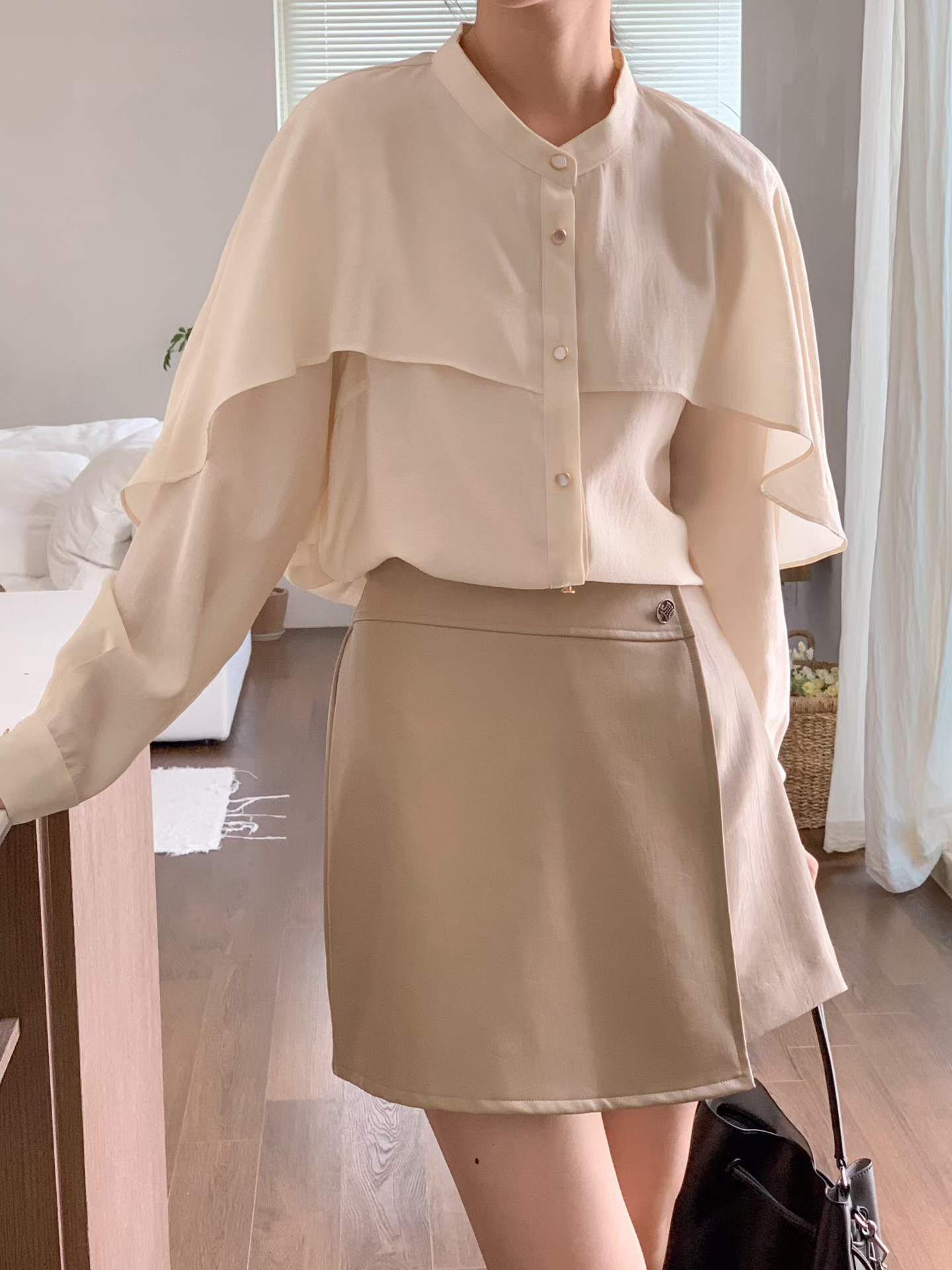 GI5110 優雅氣質荷葉邊襯衫