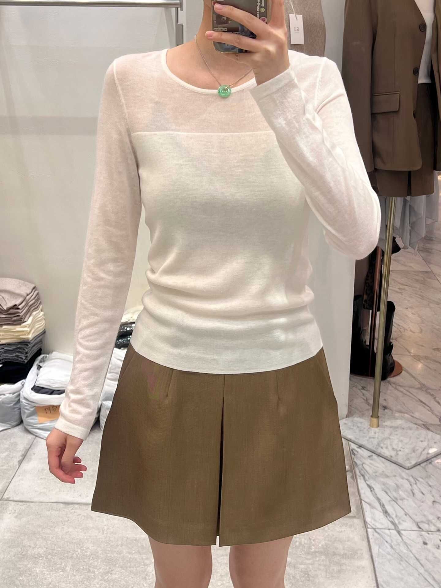 GI5114 半透膚大圓領上衣