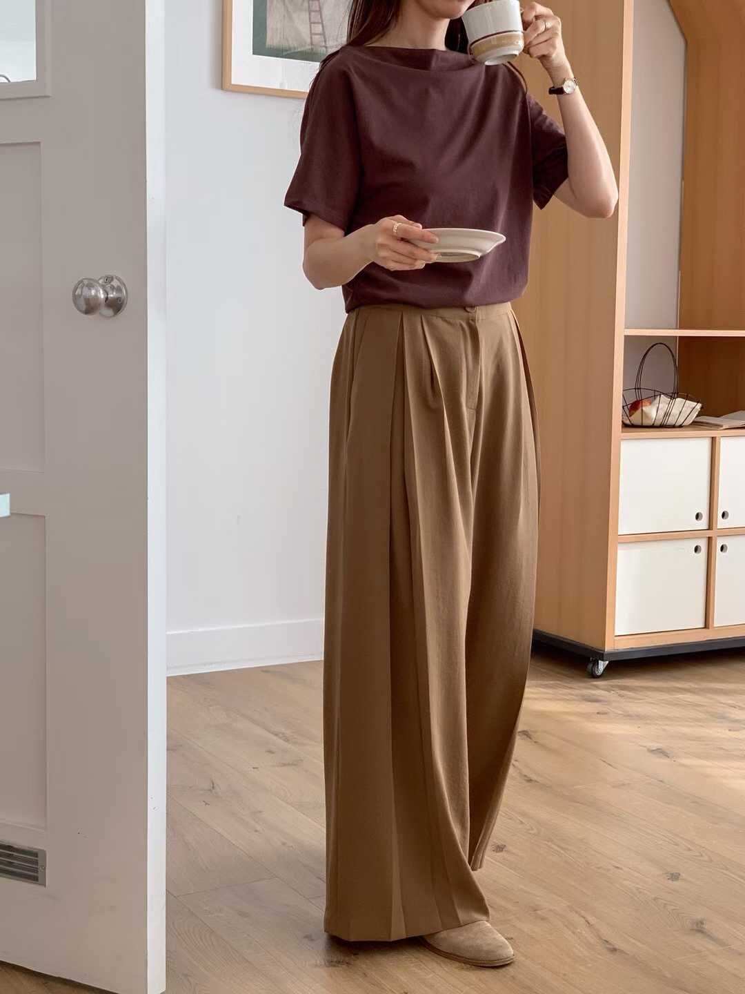 GI5141 打摺飄逸長褲