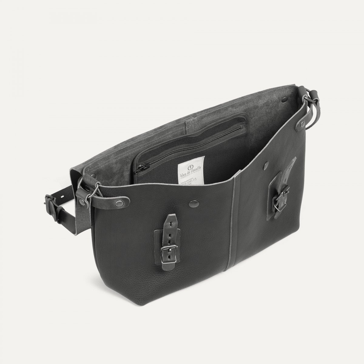 bleu de chauffe | Lucien 真皮郵差包(駝色)