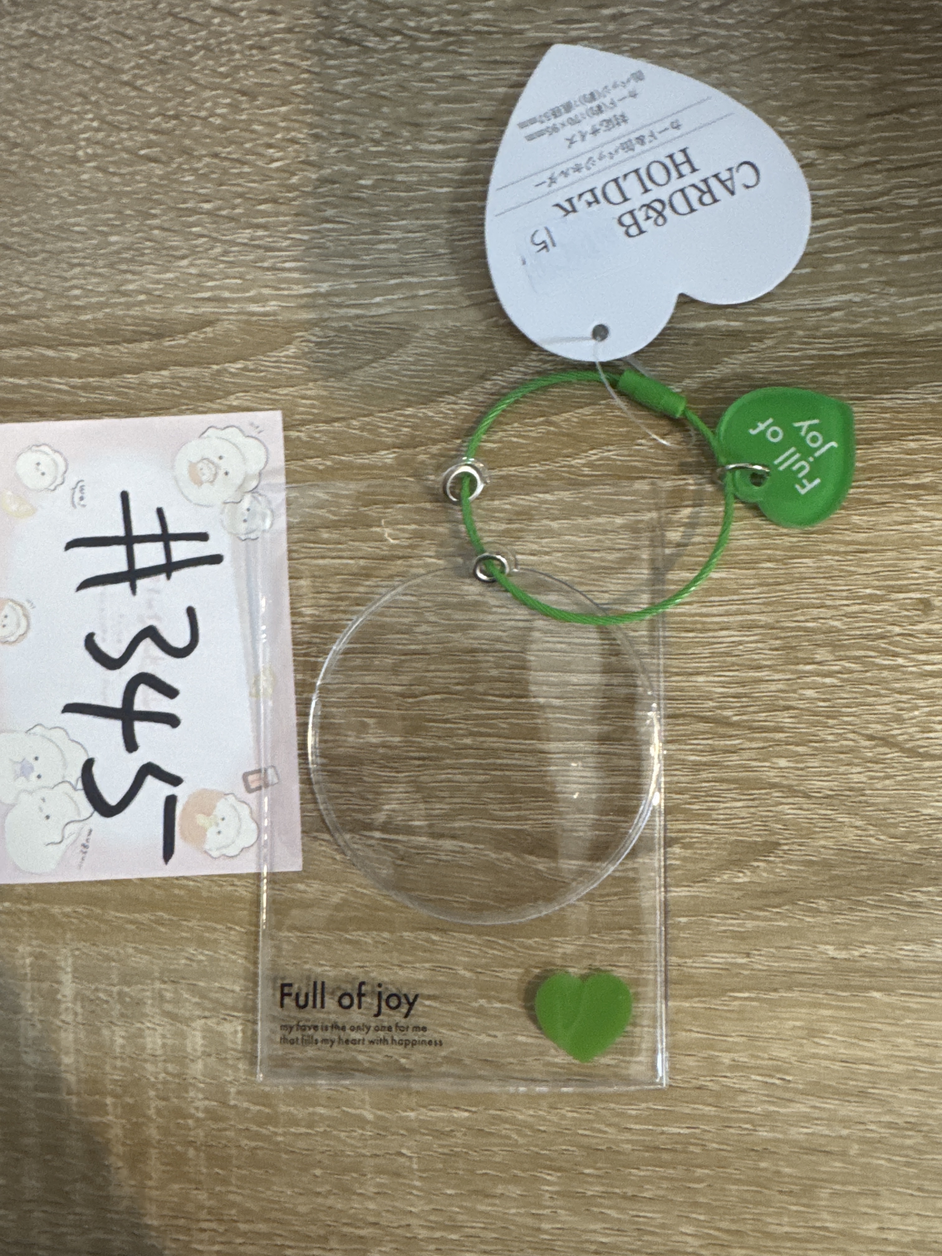 推活  襟章套 + 証件套掛件 #345