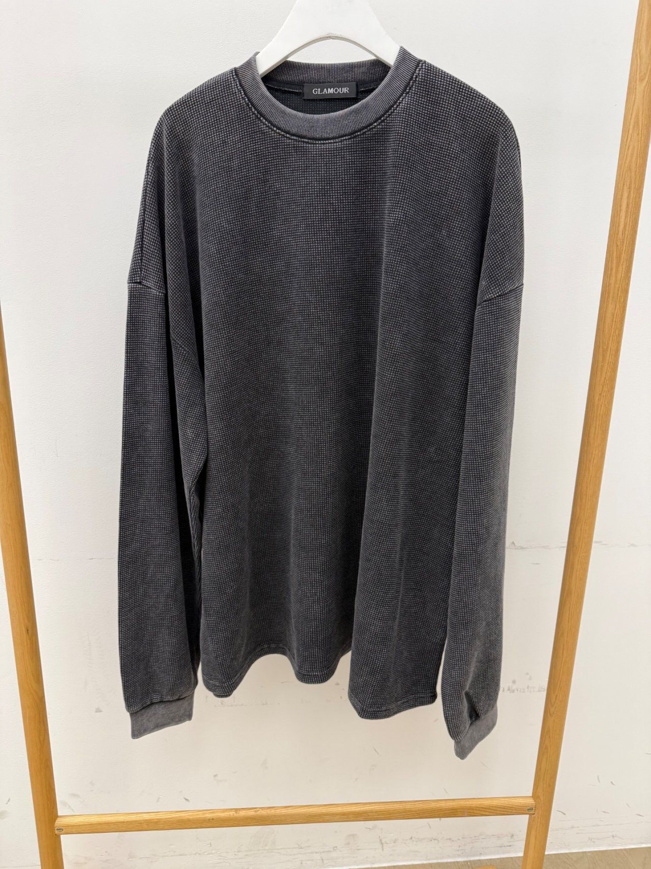 洗水淨色長袖衫 GLAMOUR-128T