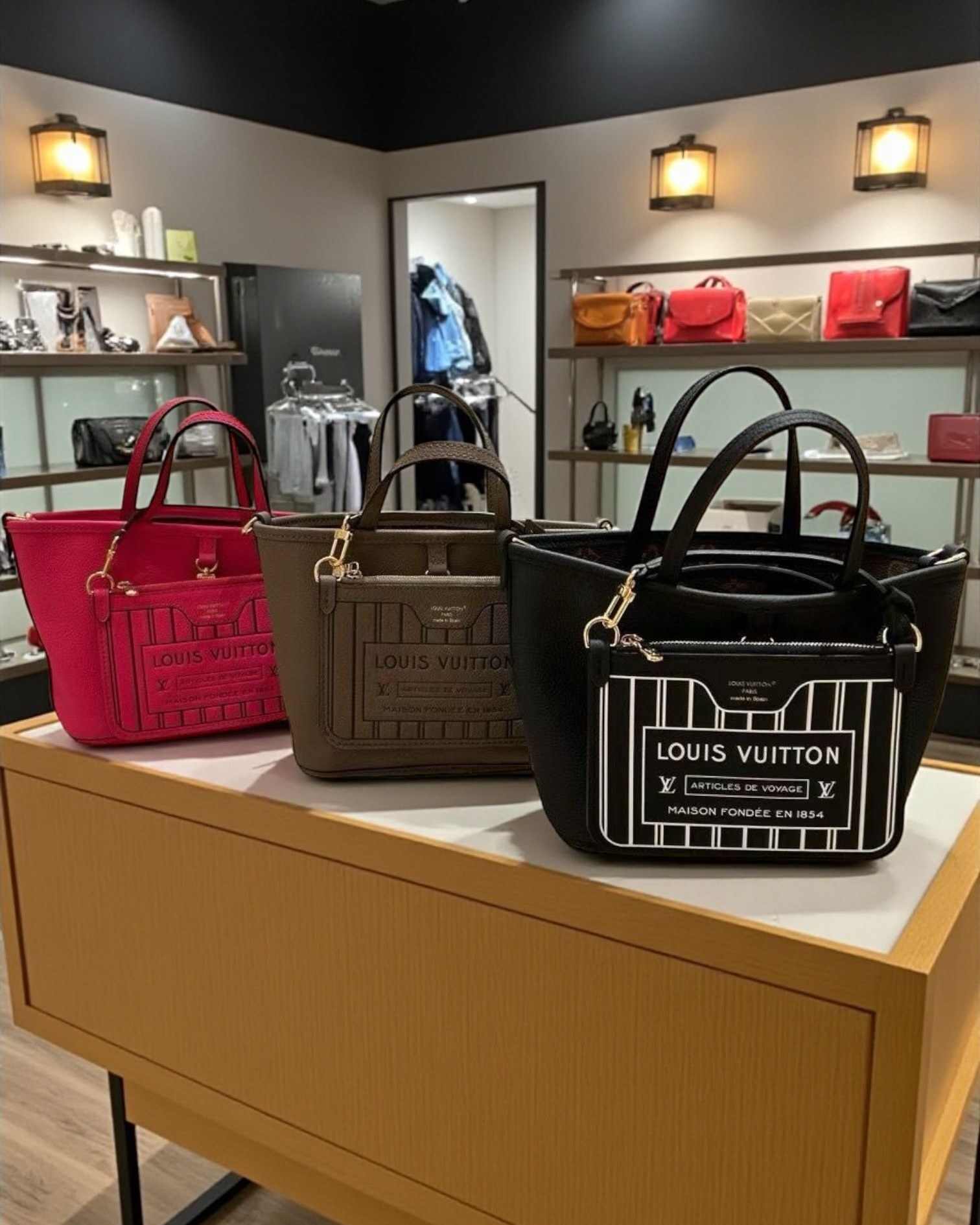 (法國直送) LV Neverfull 雙面設計包