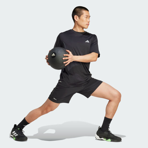 Adidas 愛迪達 Tech App Gf Tee JZ8488 男 T恤 運動上衣 休閒短袖 吸濕排汗 黑 亞版