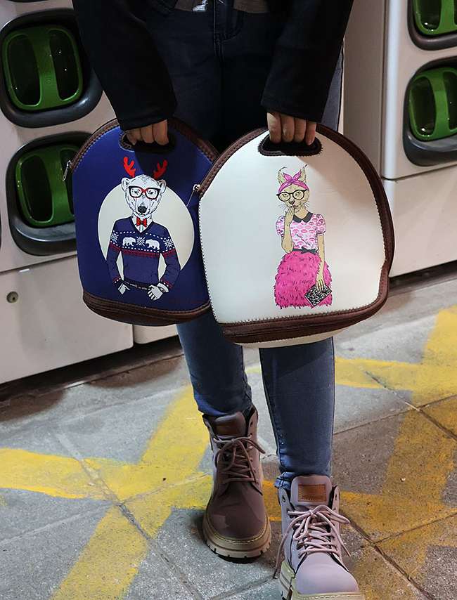 便當袋+餐墊二合一 保溫提袋-預購 實拍