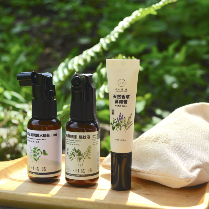 嬉遊 隨行包｜涼香水精華、萬用膏、驅蚊液