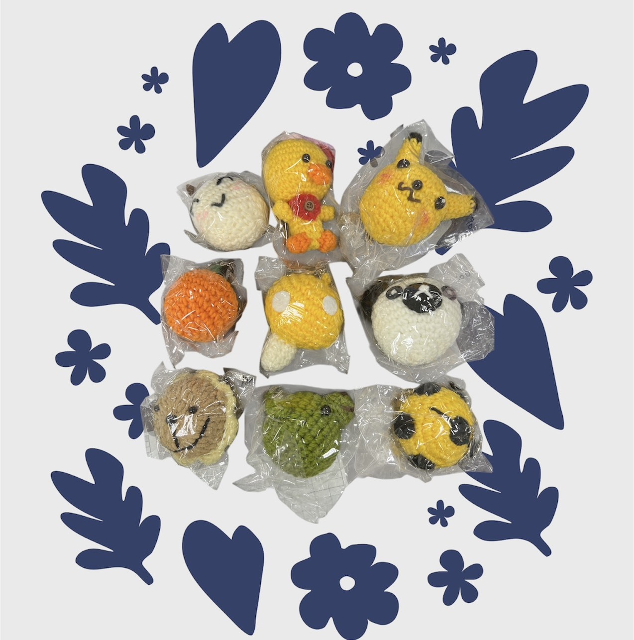 高雄分會│手作編織玩偶(中)鑰匙圈/吊飾