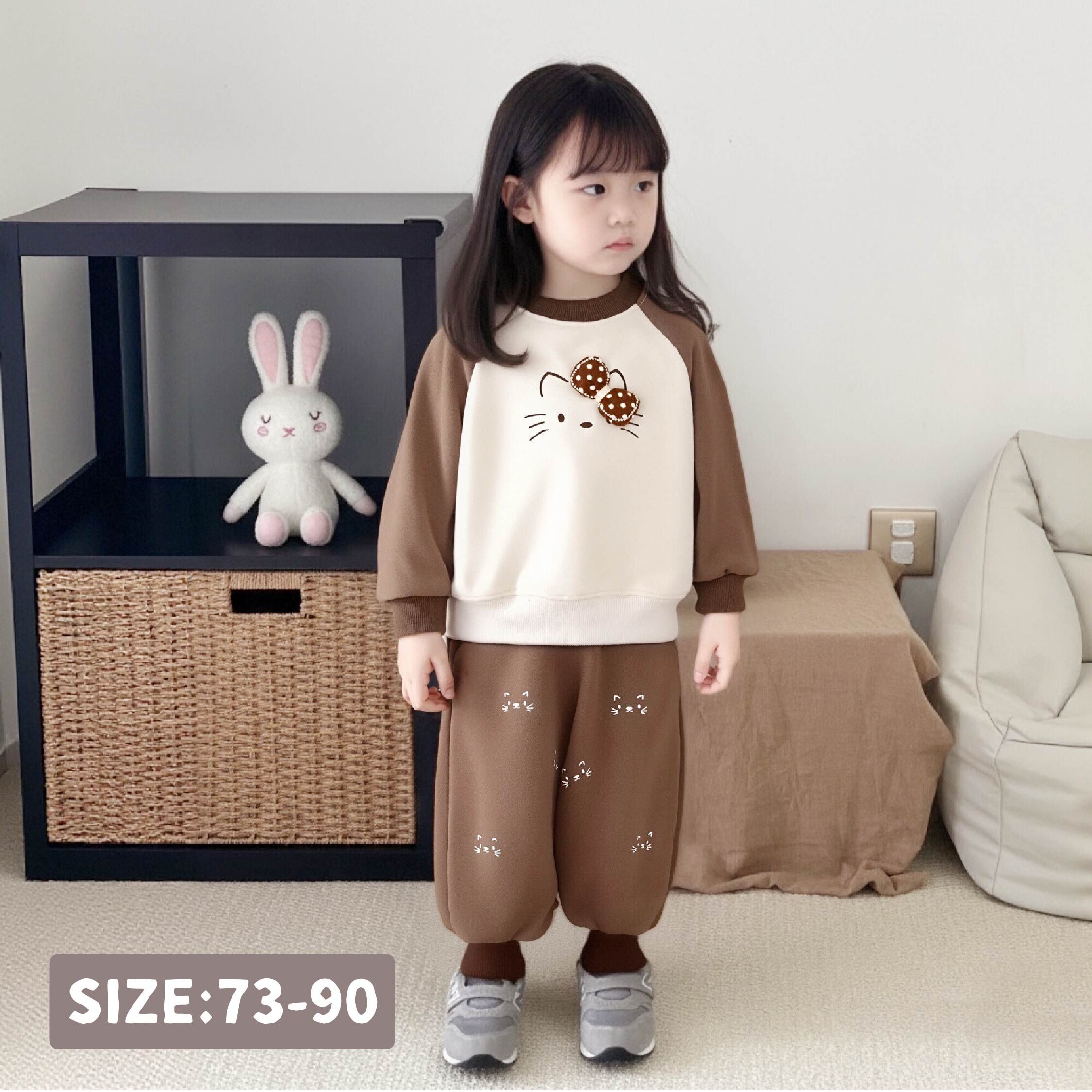 【H55456】可愛貓貓立體蝴蝶結套裝