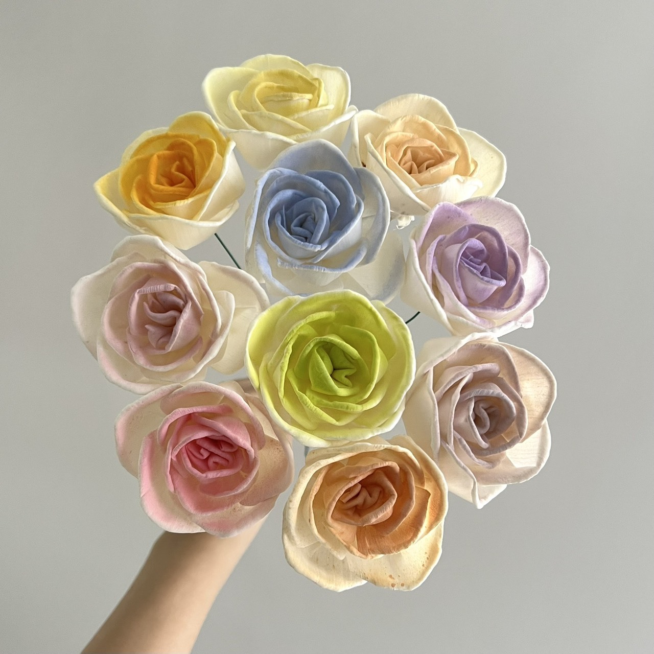 越南索拉花 圓瓣玫瑰 4CM<十支一把>