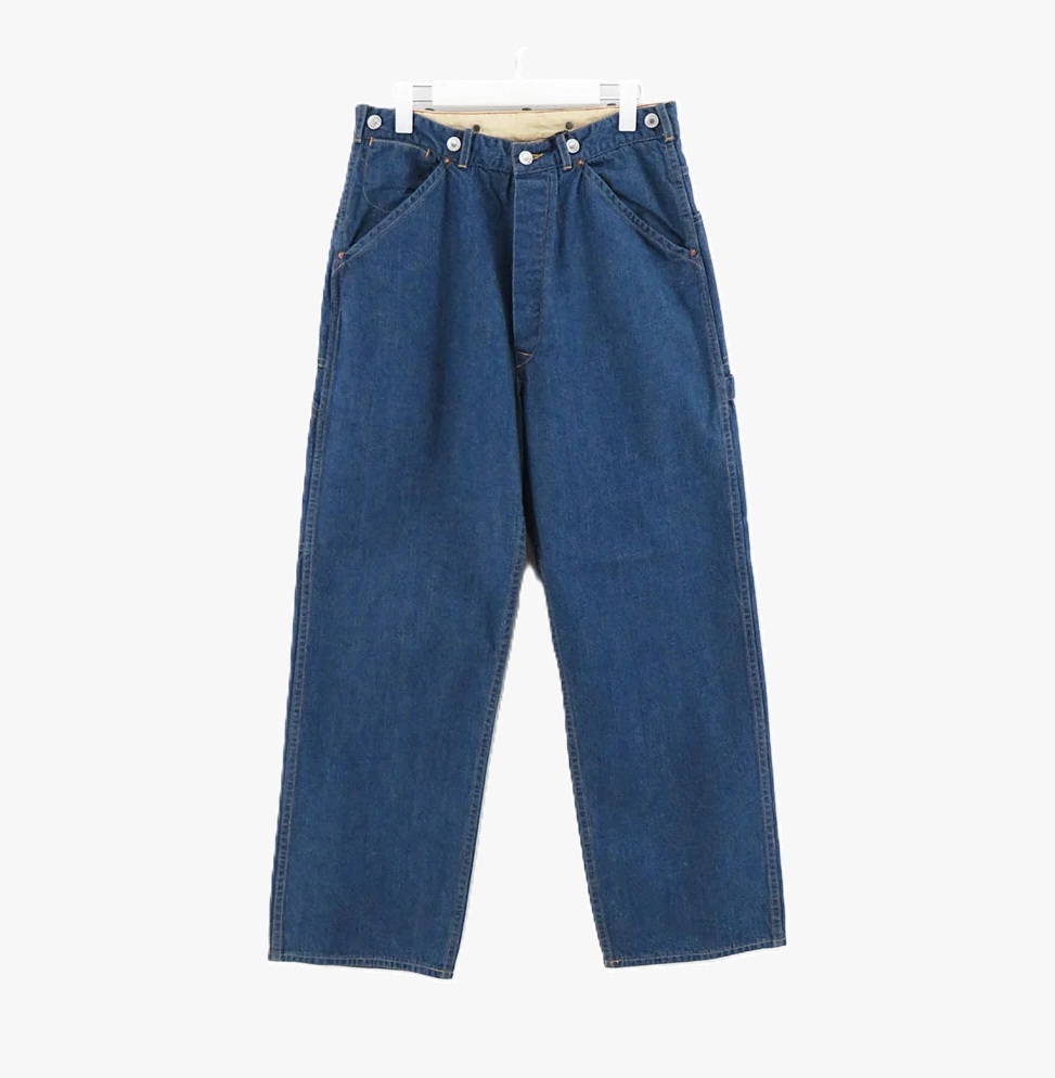 10/20 RE-STOCK: A.PRESSE DENIM PAINTER PANTS - PRE ORDER ITEM (預訂中)