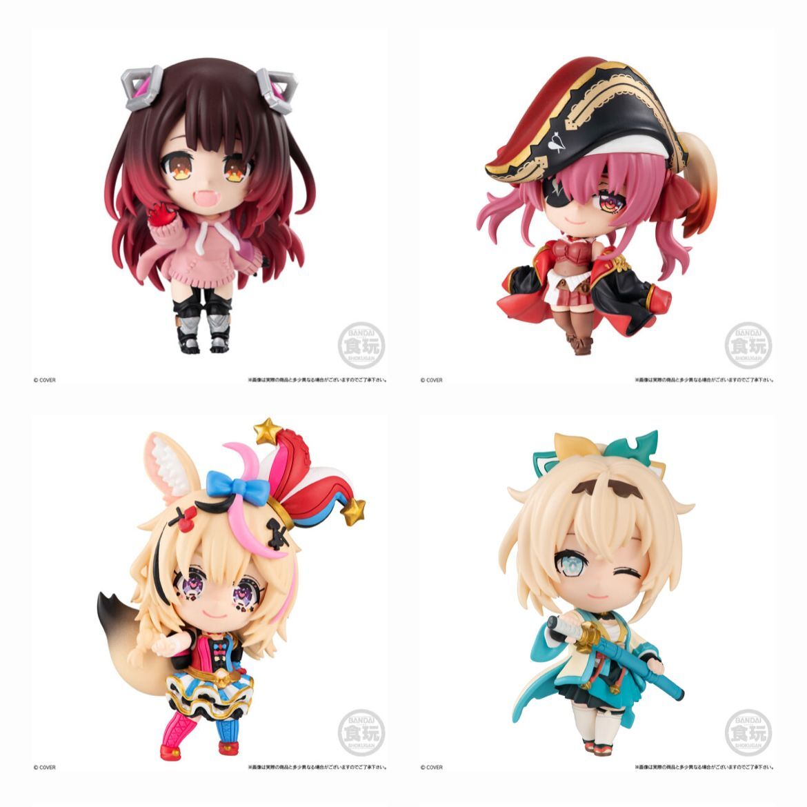 「官品預購」食玩 hololive Deformed Collection Vol.3  🤖🏴‍☠️🎪🍃( ロボ子さん /宝鐘マリン /尾丸ポルカ/風真いろは ) ホロライブ デフォルメコレクション Vol.3