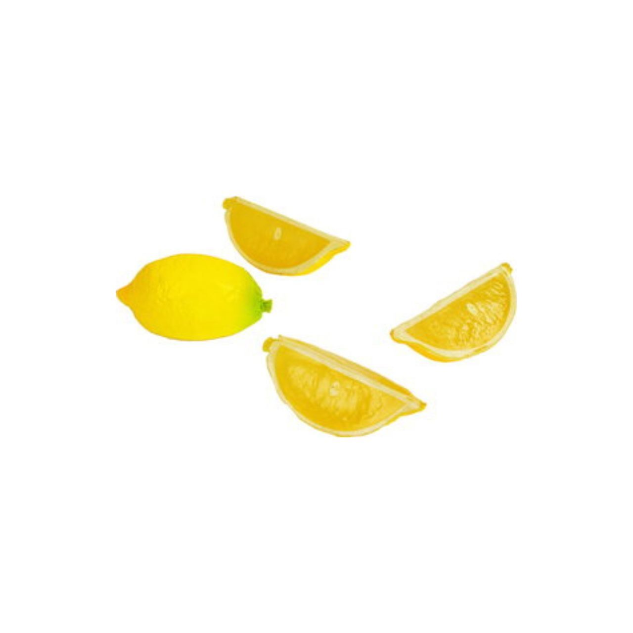 裝飾 人造果  切開檸檬 4入裝