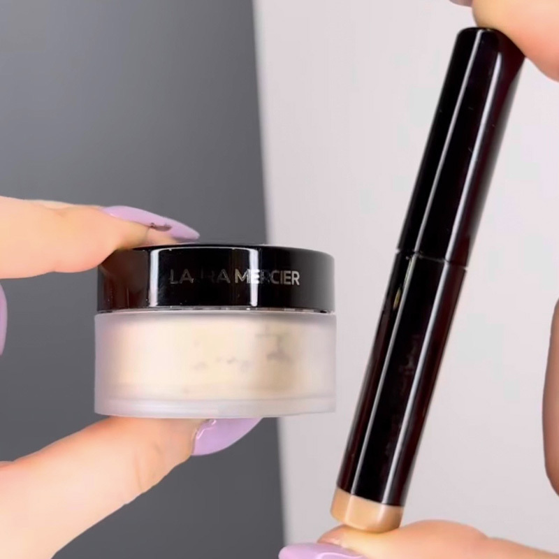 LAURA MERCIER 蘿拉蜜思 鑽光幻魅眼影筆 1g ＋煥顏透明蜜粉組 9.3g