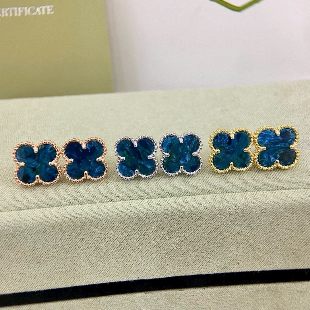 18k”限量星空彼得石”高奢定製單花耳釘