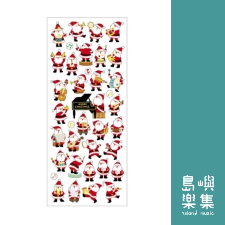 聖誕節滴膠封蠟貼紙：音樂款（型號：CMS-645）