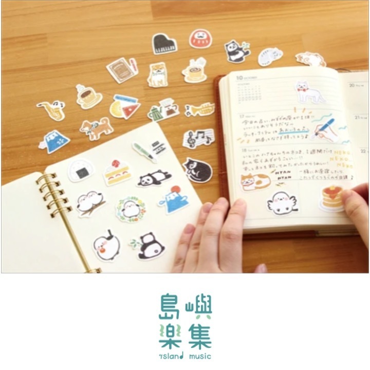 Furukawa Shiko貼紙：小片貼紙 音樂