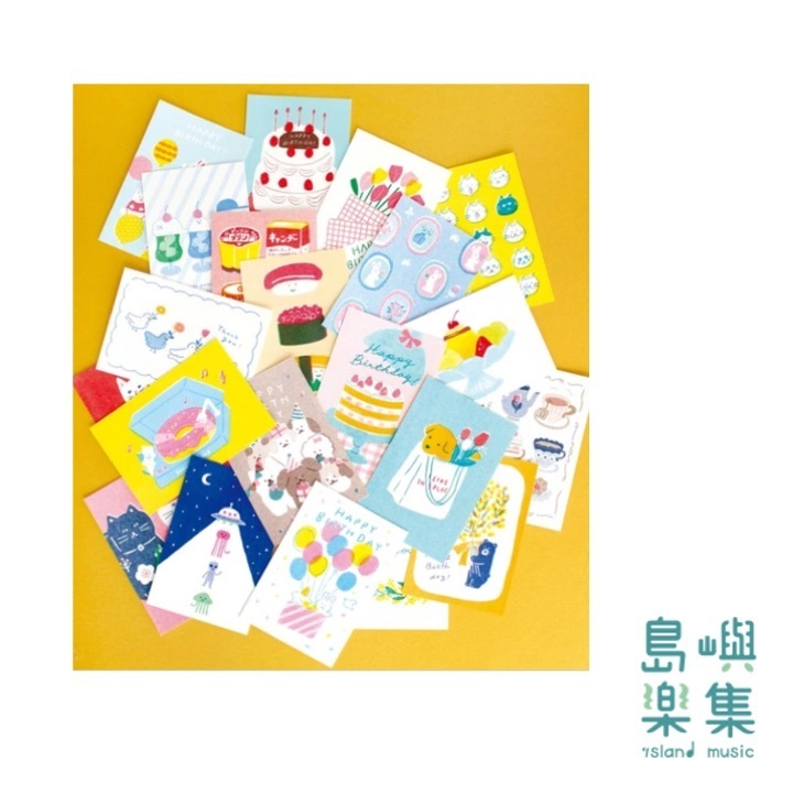 Furukawa Shiko明信片：甜甜圈復古印刷款