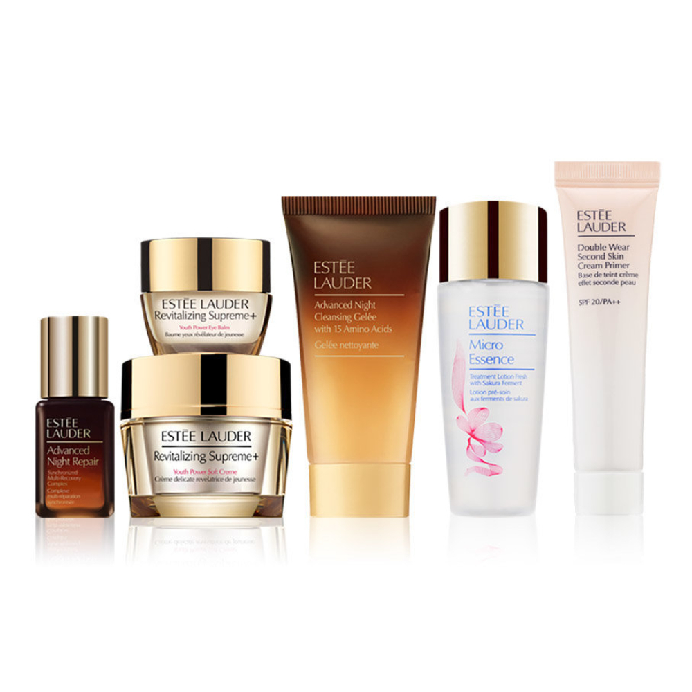 【雅詩蘭黛】激亮透潤美肌6件組 (公司貨)