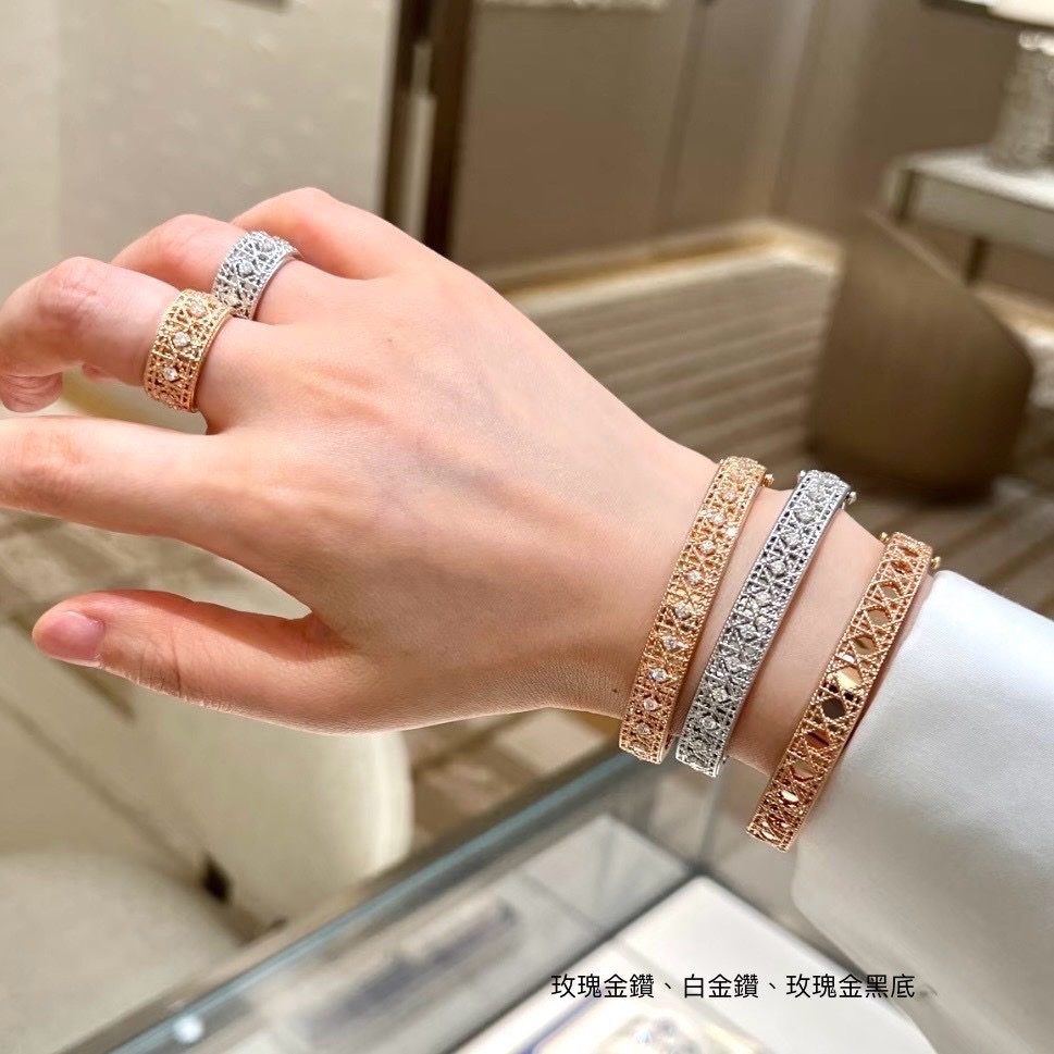 18k”My dior Gemdior藤格珠寶系列”高奢定製戒指