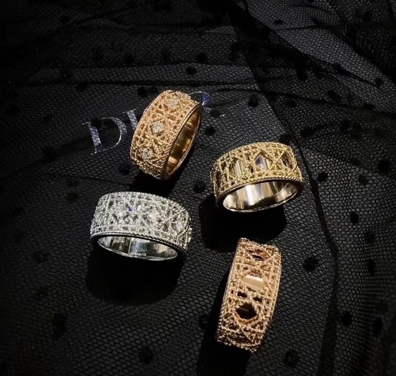 18k”My dior Gemdior藤格珠寶系列”高奢定製戒指