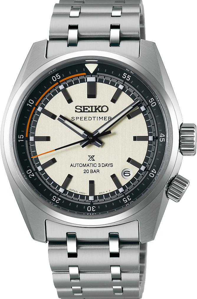萬年鐘錶 - SEIKO  PROSPEX復古SPEEDTIMER倒數計時機械不鏽鋼男錶  SPB513J1 / 6R55-00L0S 錶徑39.5MM