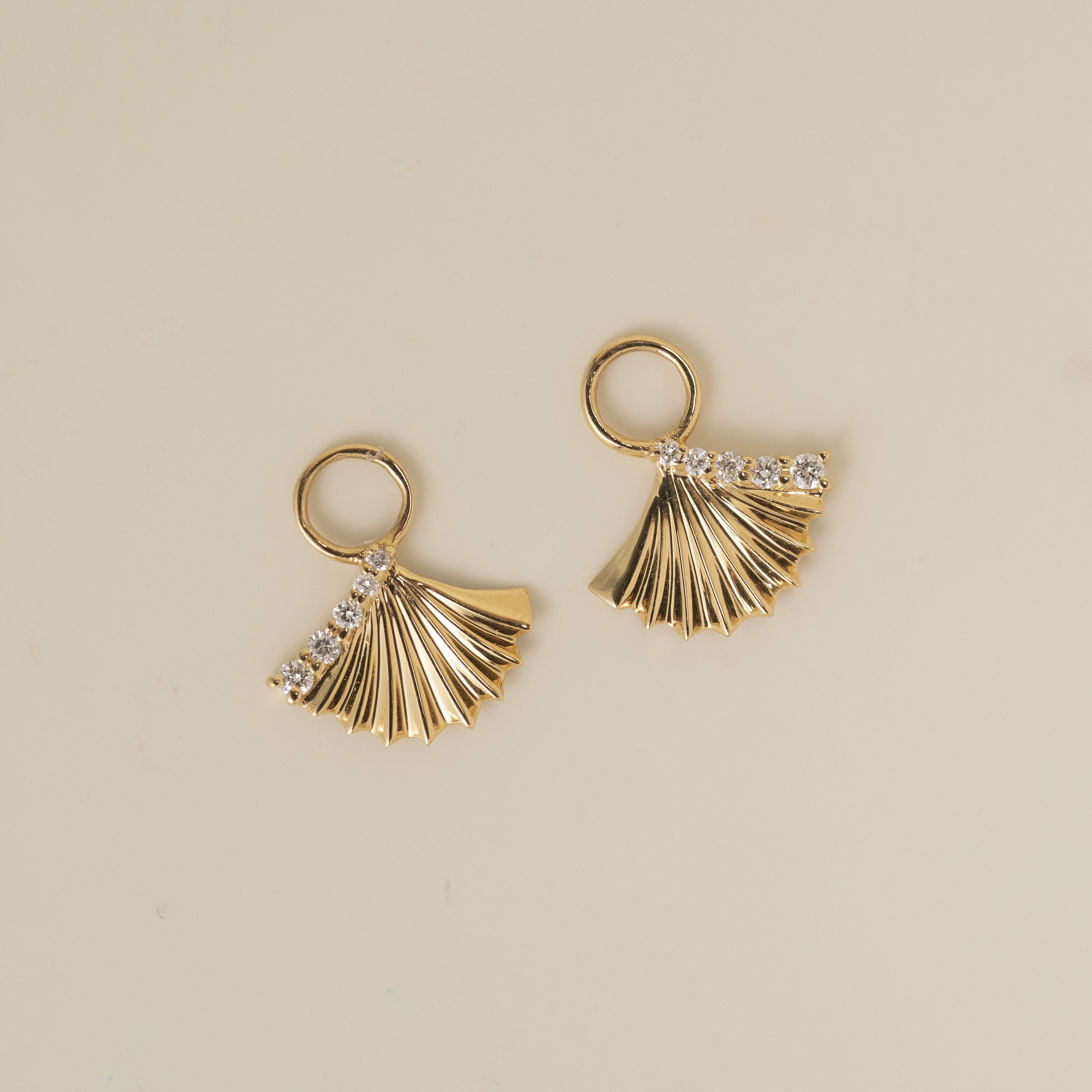 18K Roselure Diamond Earring Charm