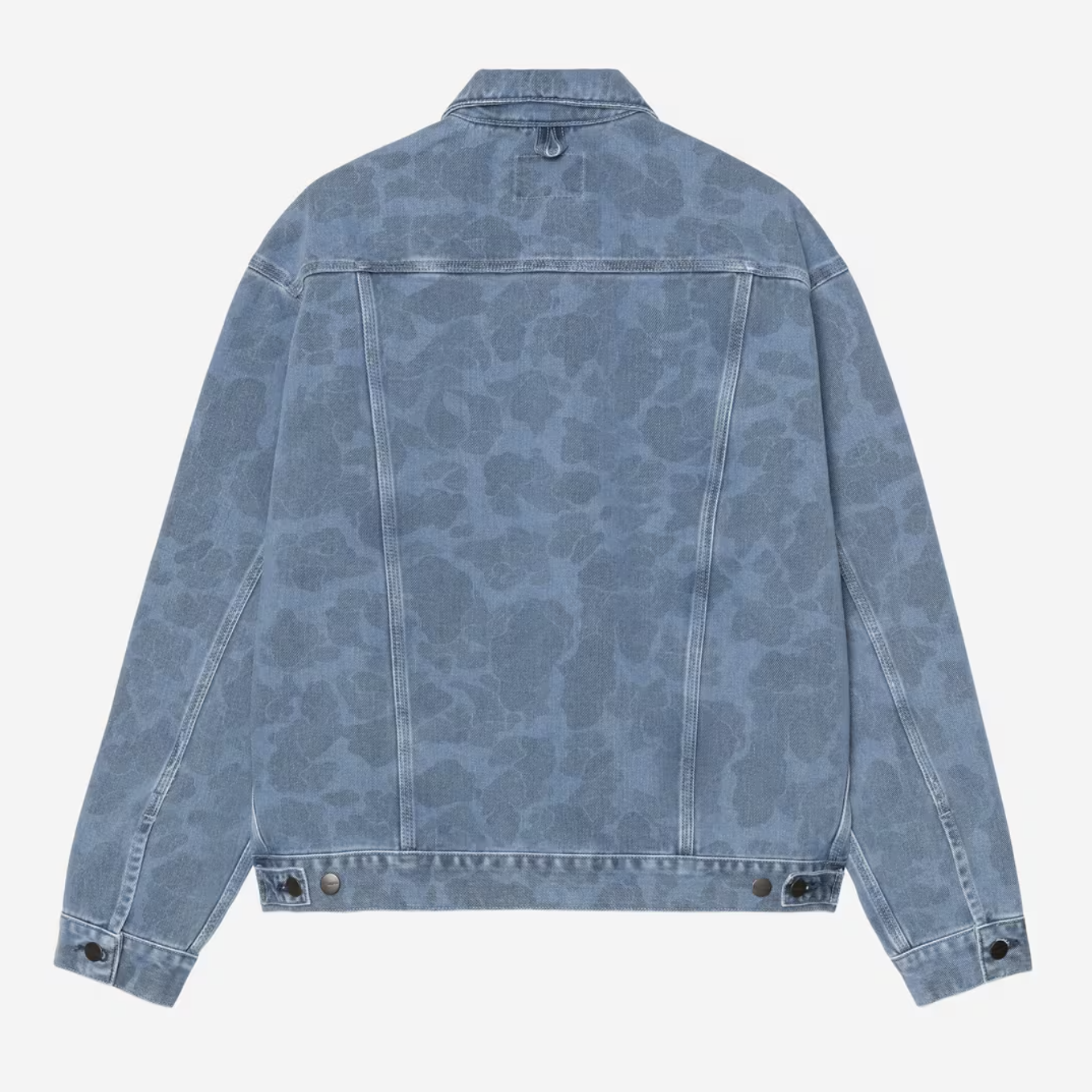 -(B2b04)-CARHARTT WIP DUCK HELSTON JACKET 迷彩 單寧 外套 夾克 藍色-I033766