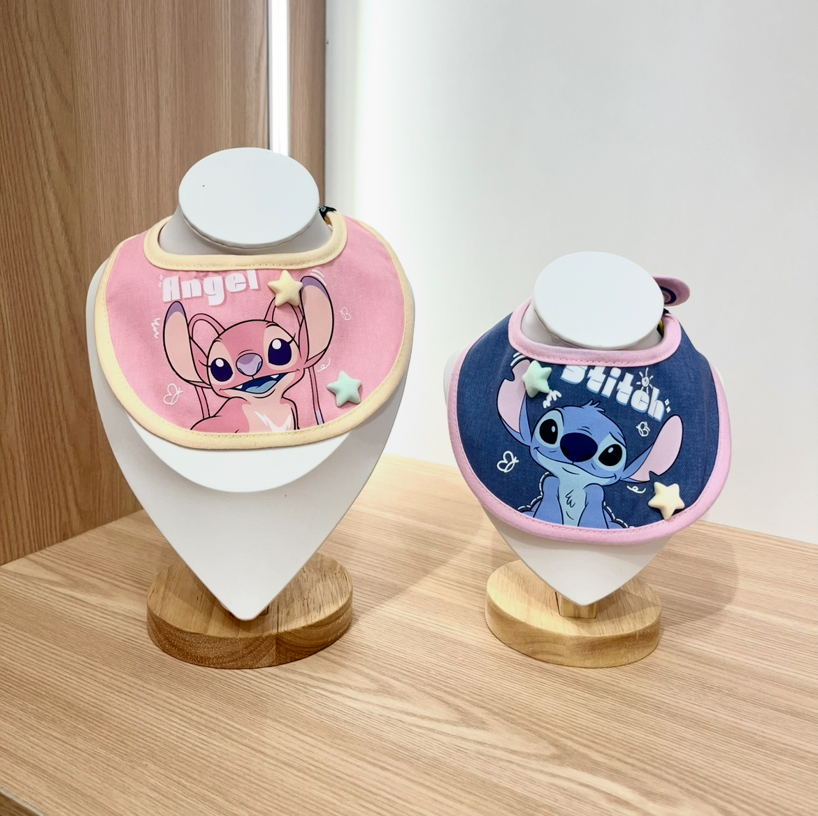 迪士尼 史迪奇星星口水巾