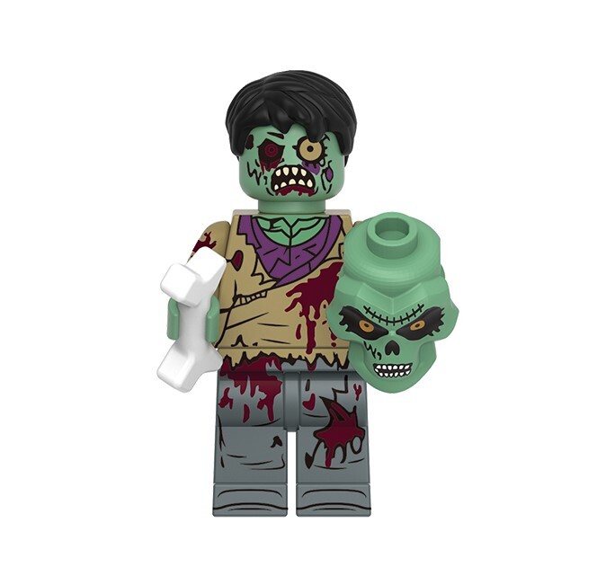 Halloween Zombie Custom Minifigures Fit Lego G0185 GH0664