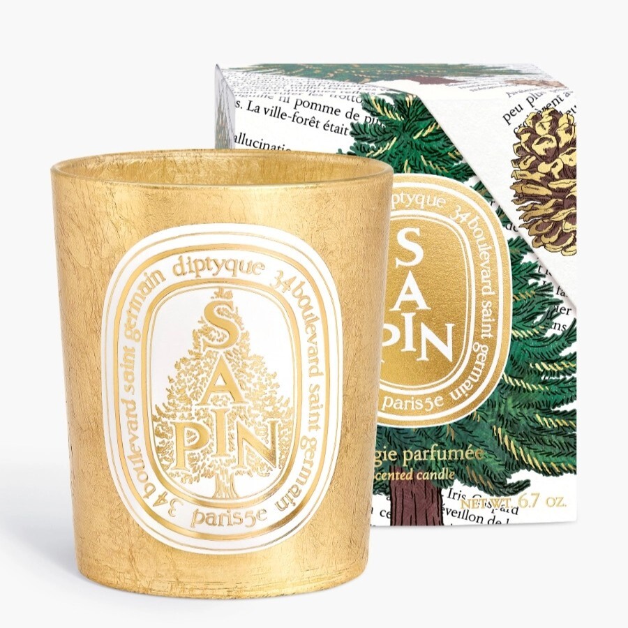 Diptyque 2025夢幻戟絨節日Sapin(冷杉) 經典蠟燭 190g （不包郵）