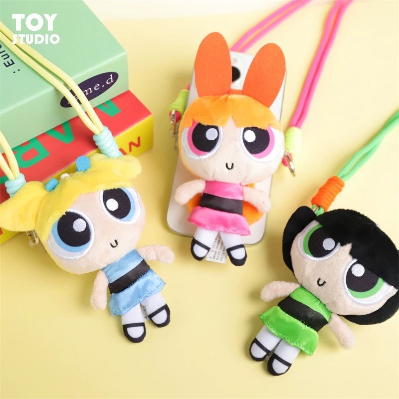 飛天小女警 可拆卸 毛絨 手機掛繩