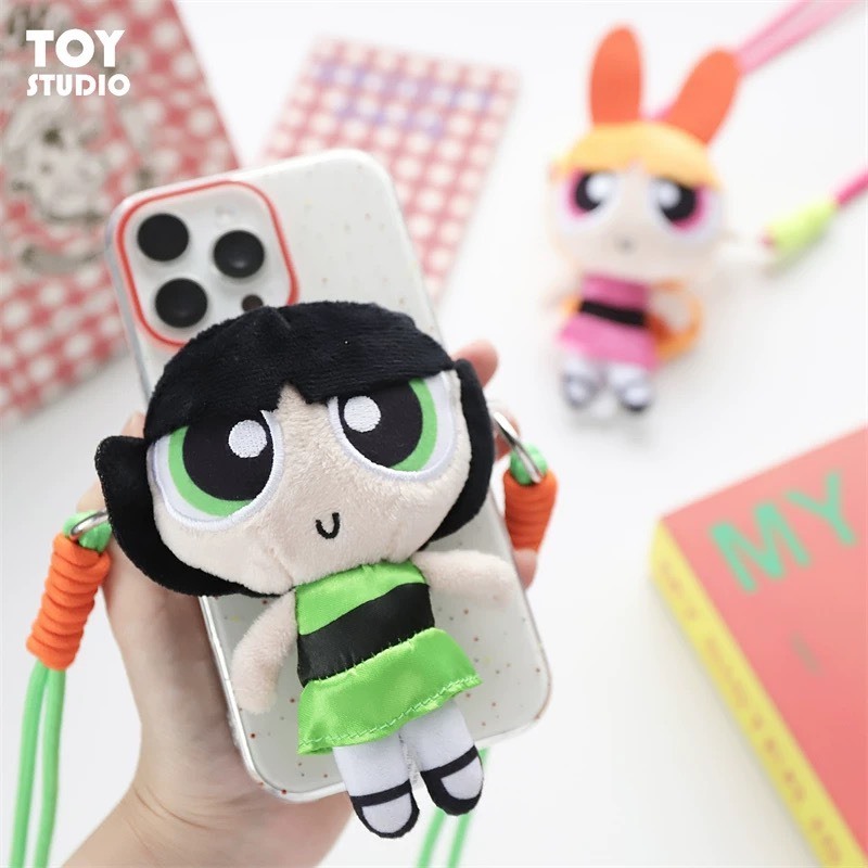 飛天小女警 可拆卸 毛絨 手機掛繩