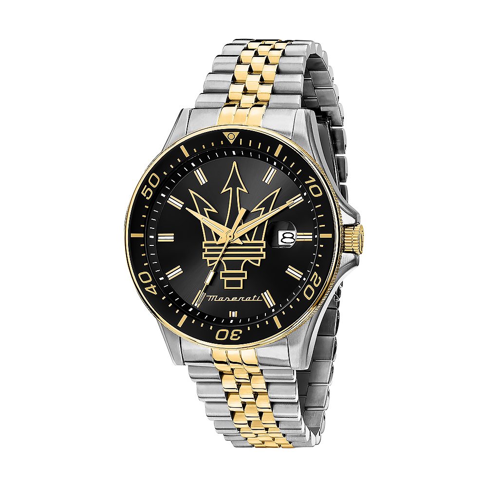 【Maserati 瑪莎拉蒂】 無畏迎戰系列 R8853140009 金黑鋼 日本MIYOTA 機芯
