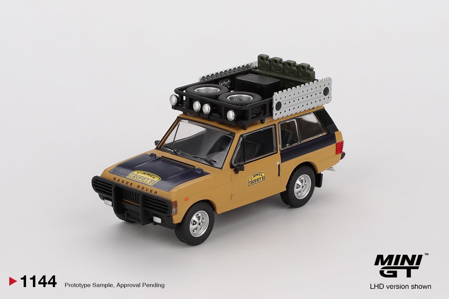預訂 Pre-order - MiniGT 1144 Range Rover 1981 Camel Trophy Sumatra C.Swoboda & K.Mentel  Winner