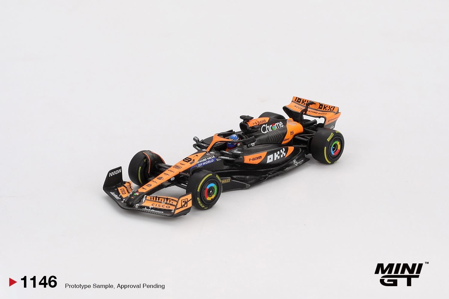 預訂 Pre-order - MiniGT 1146 McLaren MCL38 #81 Oscar Piastri 2024 F1 2024 Hungarian GP Winner