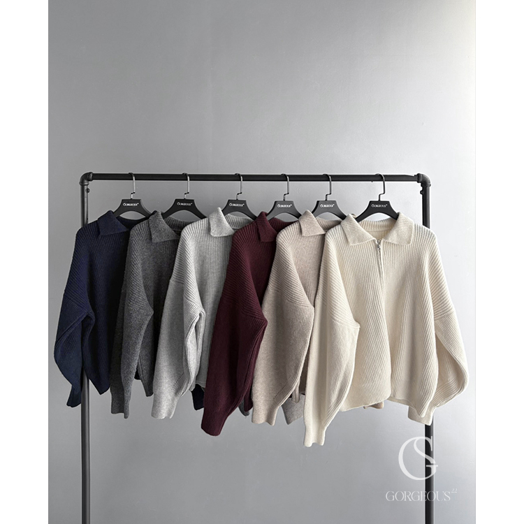 G7788 「糯糯翻領POLO6色外套」