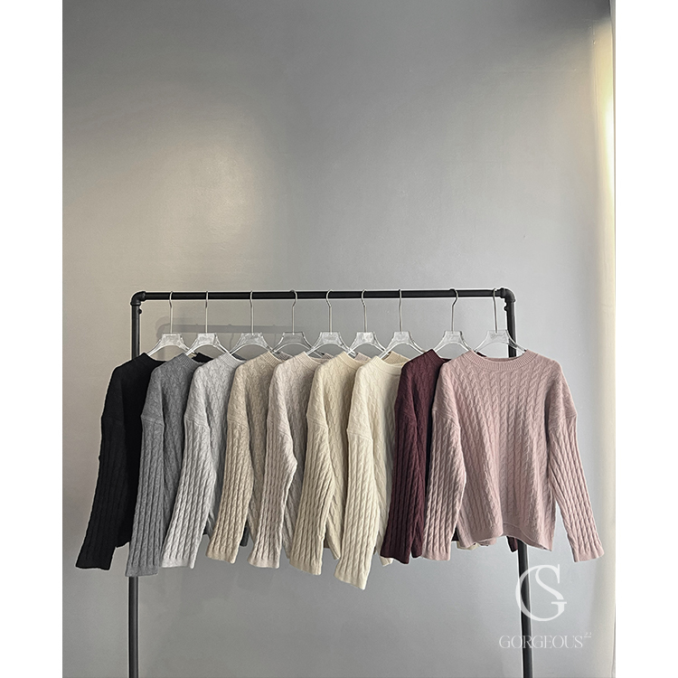 G3117 「糯糯麻花系9色毛衣」