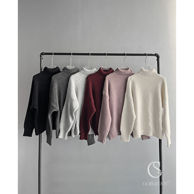 G3055 「糯糯高領6色毛衣」