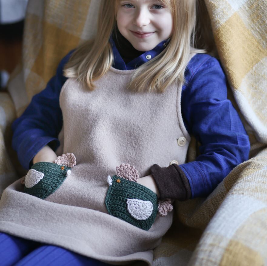 KALINKA 公雞口袋背心洋裝 Caspian Chicken Dress-Mousse