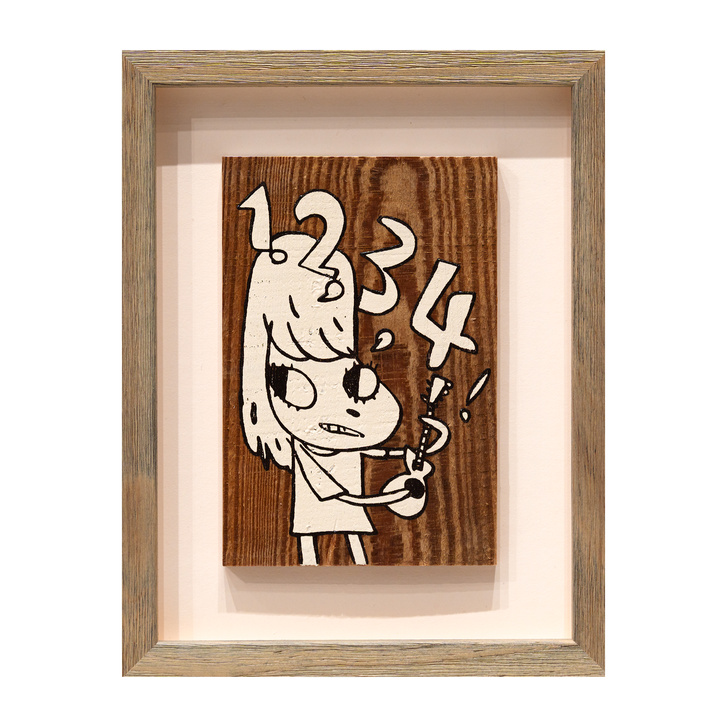 奈良美智 Yoshitomo Nara - 1,2,3,4! (木版畫)