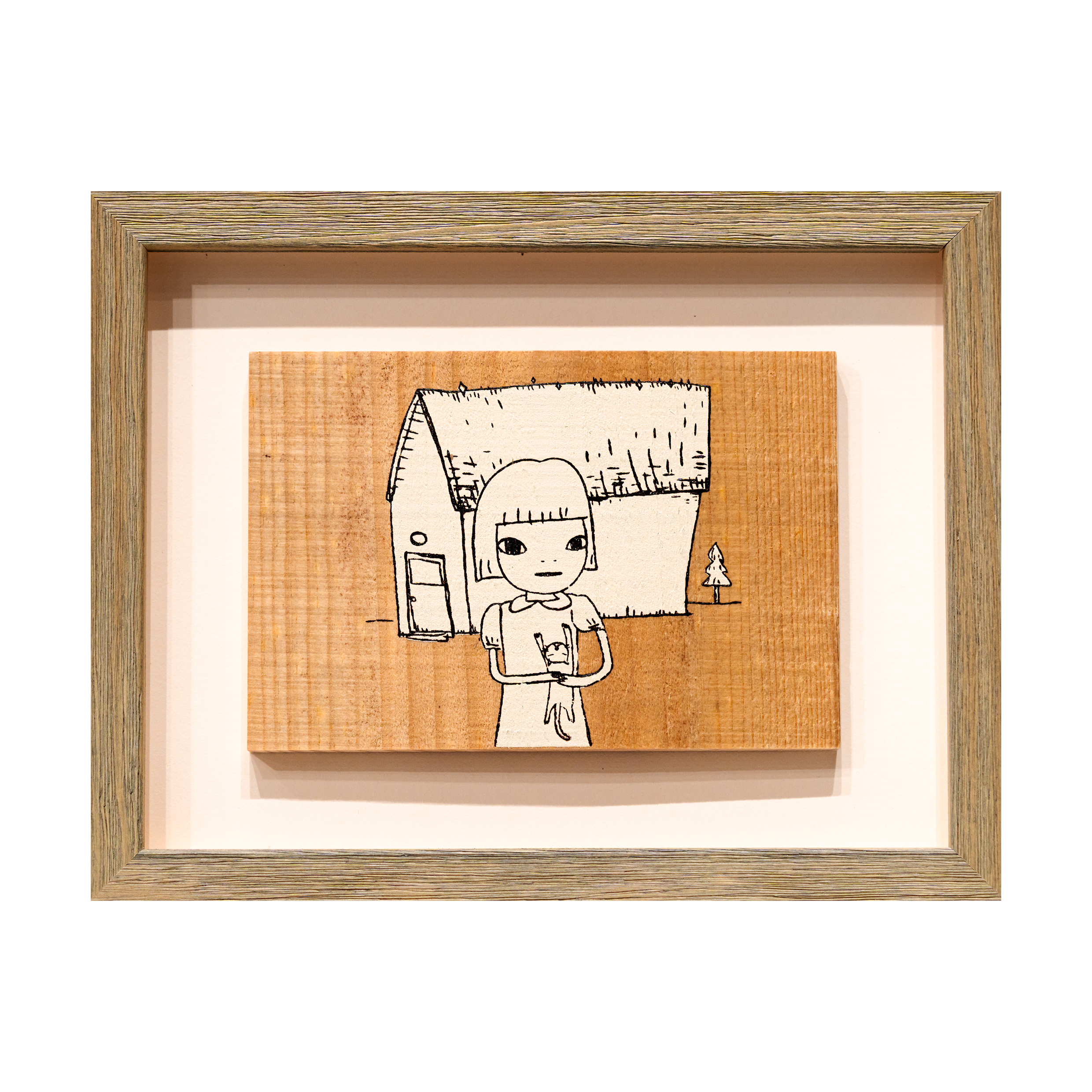 奈良美智 Yoshitomo Nara - 我的家庭 Home (木版畫)