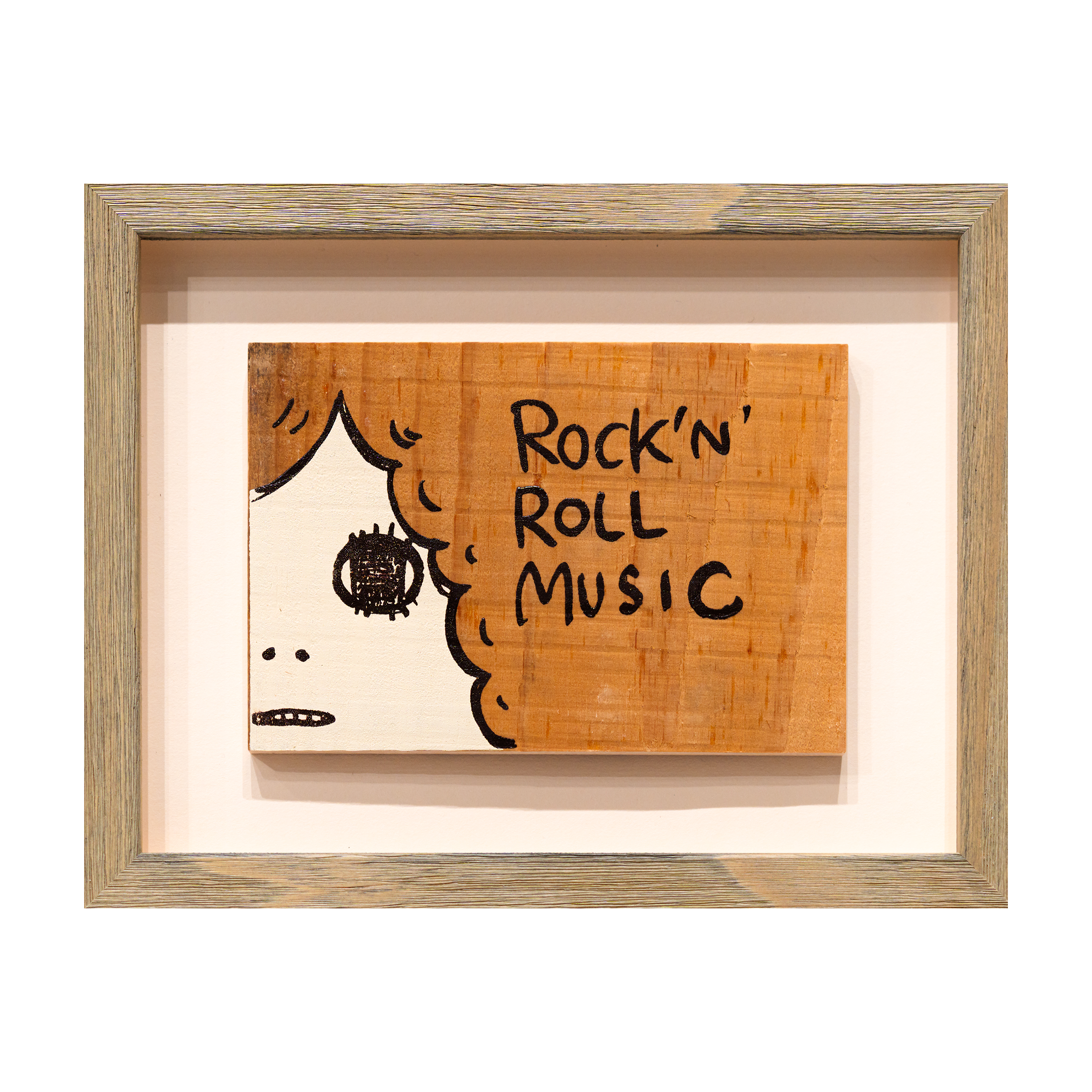 奈良美智 Yoshitomo Nara - 搖滾樂 Rock'n'Roll Music (木版畫)