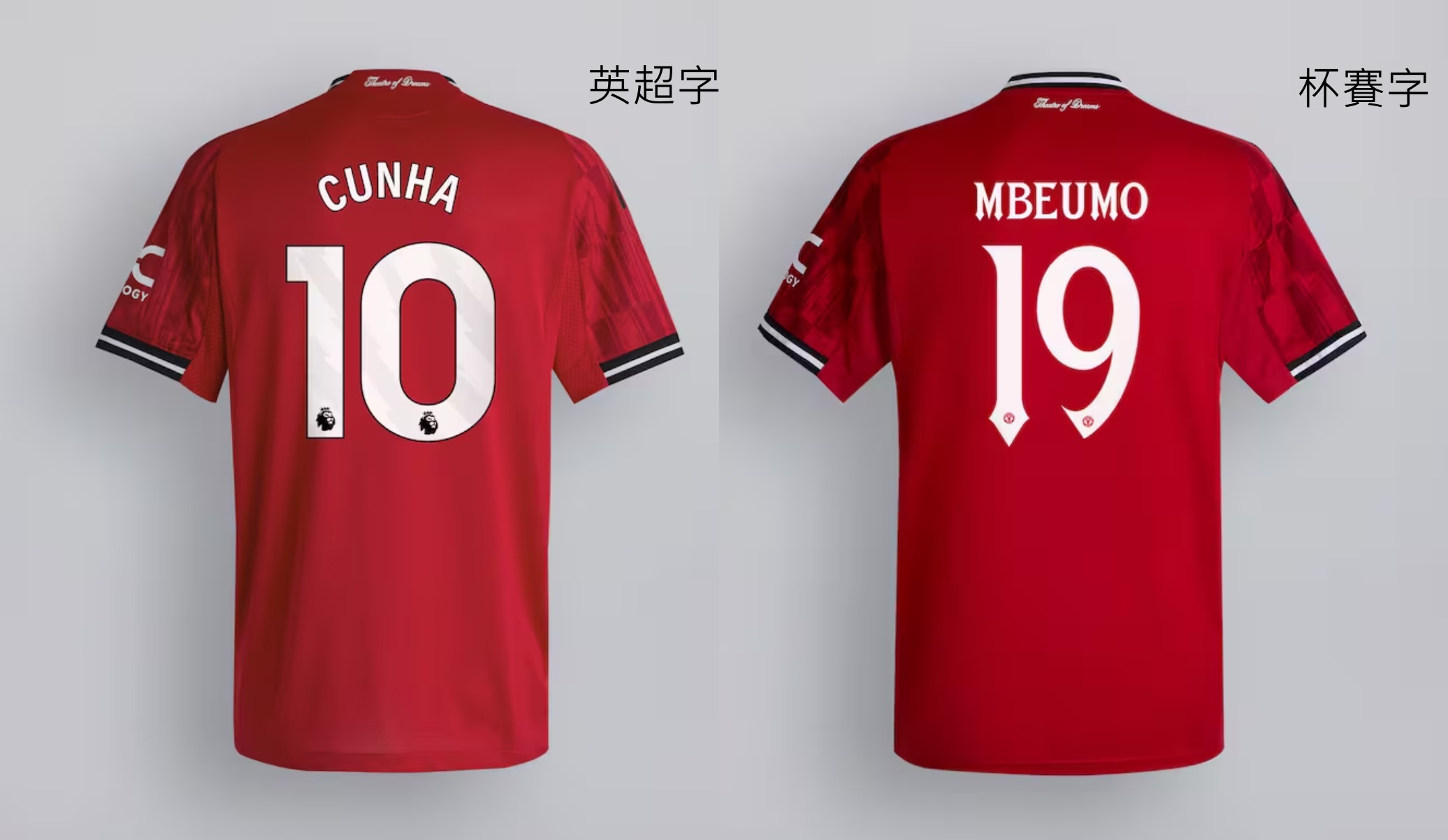 25-26曼聯主場球員版球衣