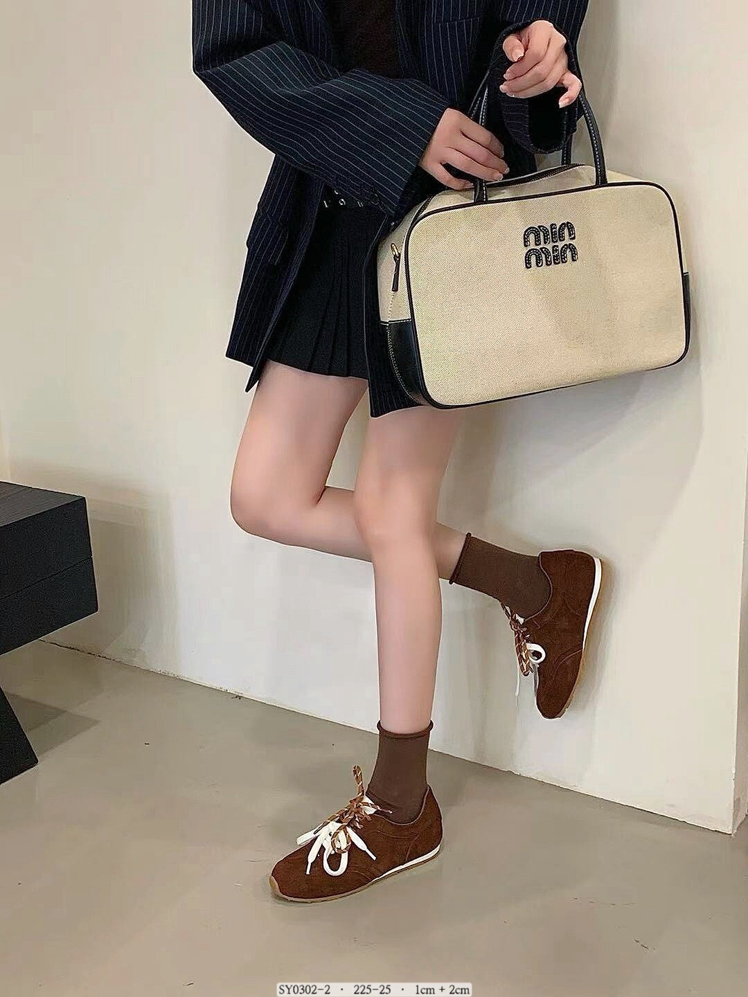 SY0302-2韓國真皮雙繩柔霧復古鞋