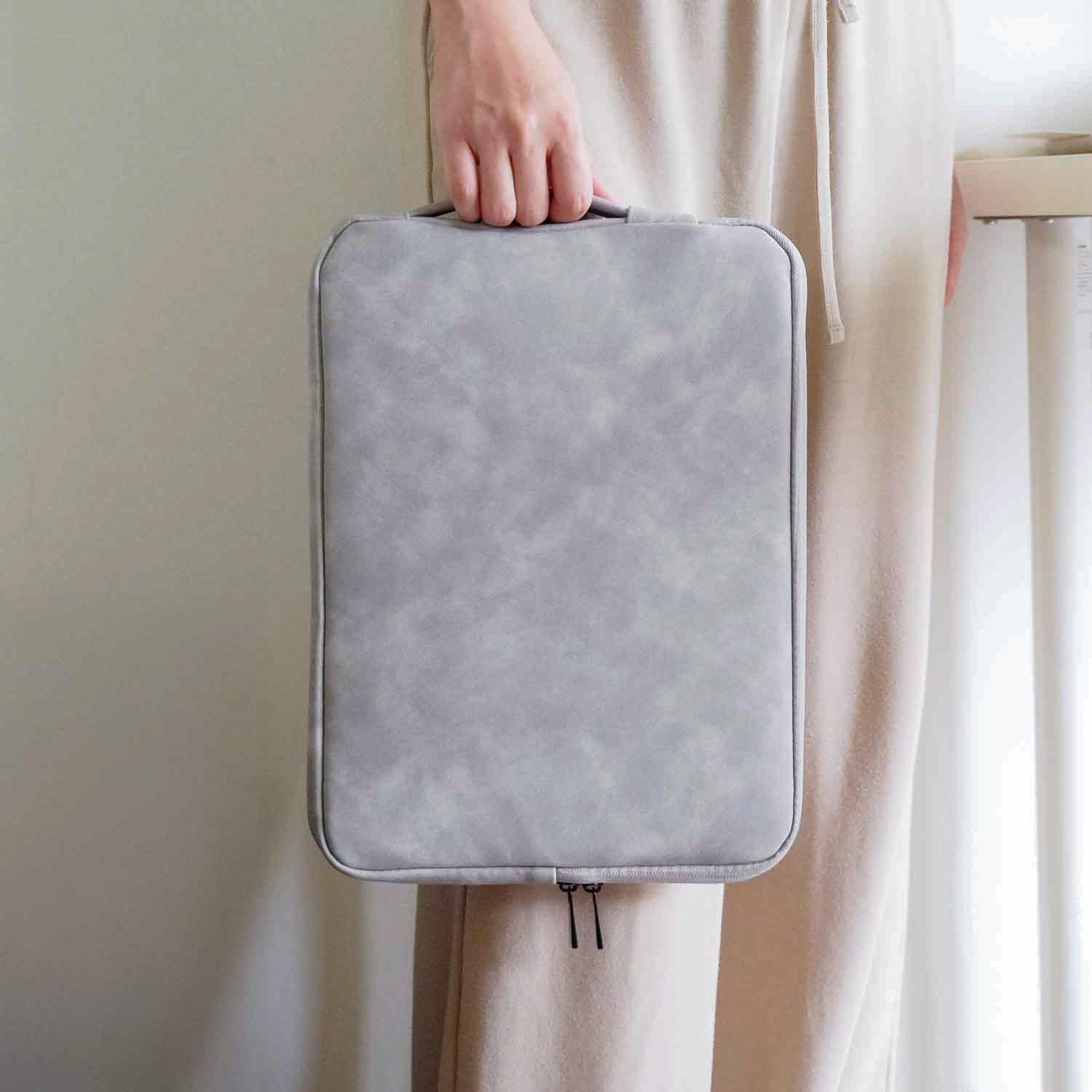 絨面平板筆電手提電腦包 13吋 15吋 兩色售