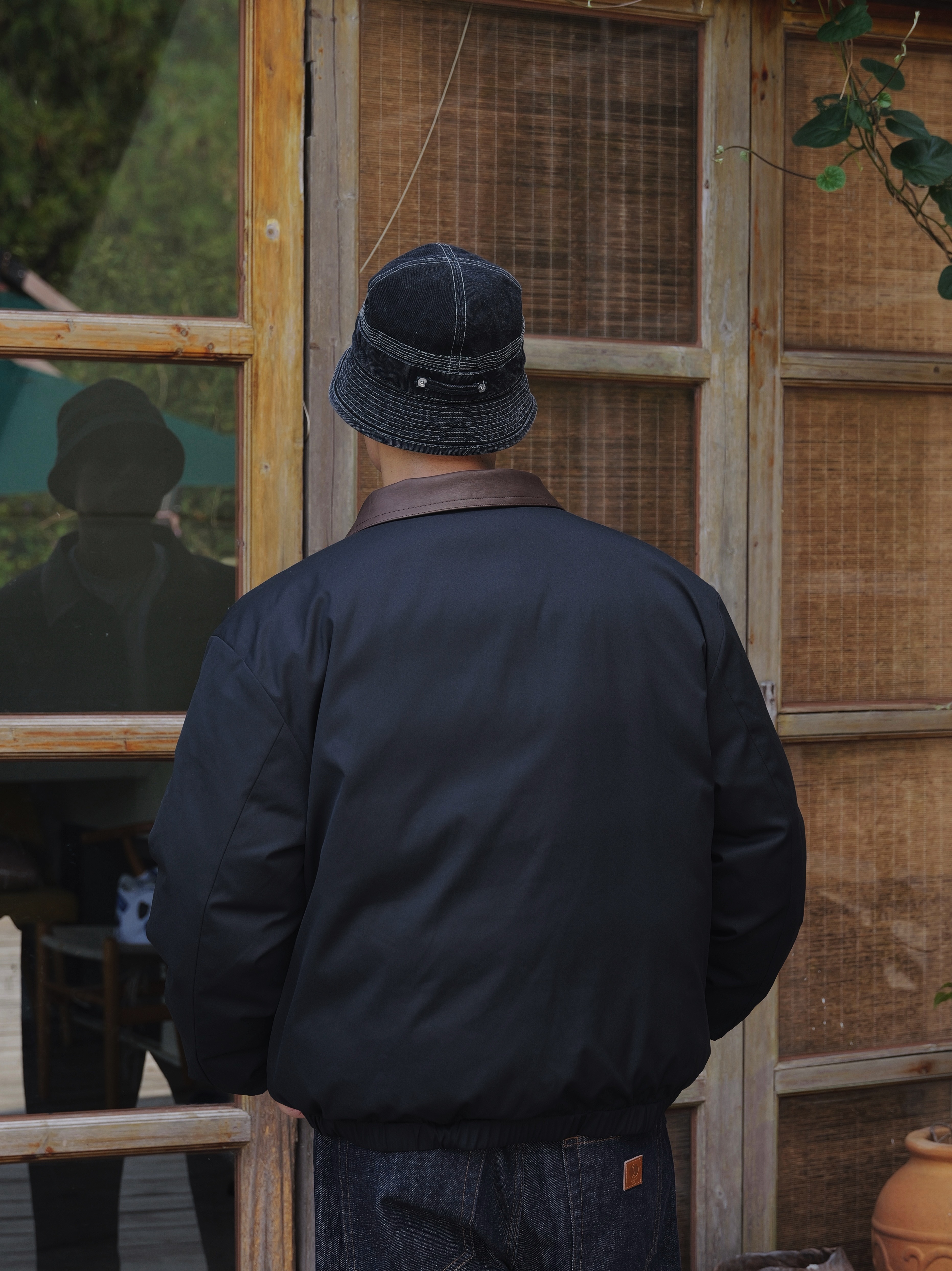 #預購 UNBENT 25AW 輕量鵝絨 防寒保暖馬皮領夾克外套 兩色