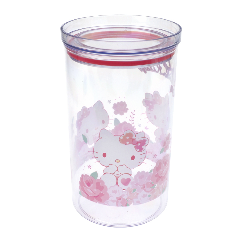 Hello Kitty BPA Free 密封儲物膠樽  圓形 - 1.25L  9-7658-1